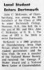 Newspaper Article Concerning John Craig McKenzie Newspaper Article Concerning John Craig McKenzie