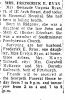 Obituary of Gertrude V. Edenhart Ryan (b. 1900)