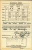 William (Bip) Ulmer WW II Draft Registration Card - rear