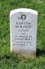 Gravestone of Barton M. McKinzie (b. 1892)