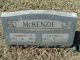 Gravestone of Charles Owen McKenzie (b. 1904) and Lillian Reitz (b. 1907)